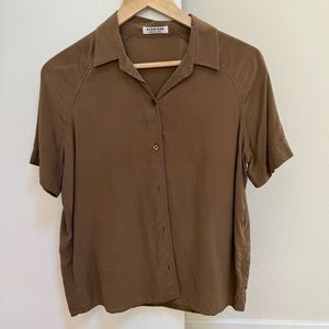 Everlane silk short sleeve